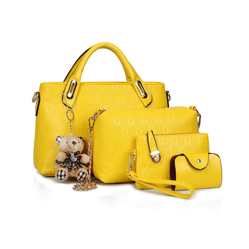Handbag with Four-piece Set