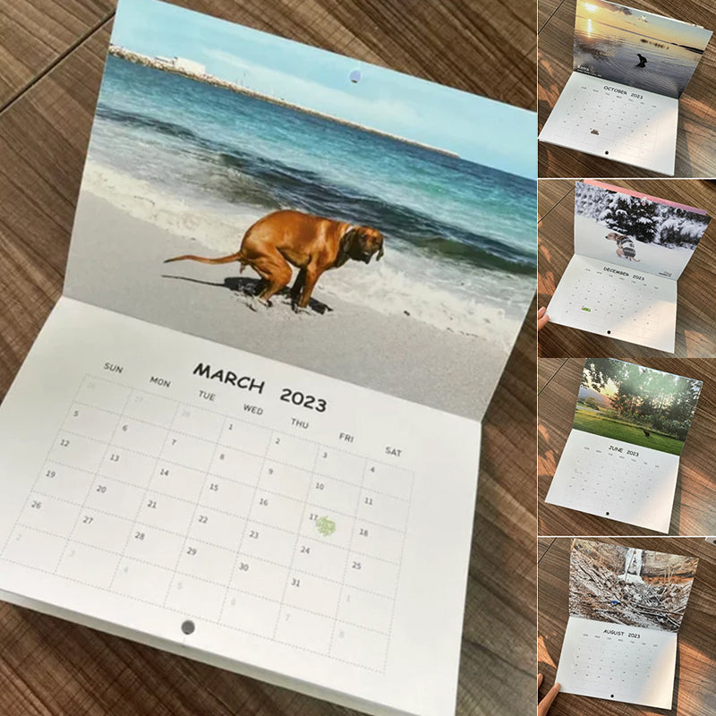 Pooping Pooches Dog Calendar