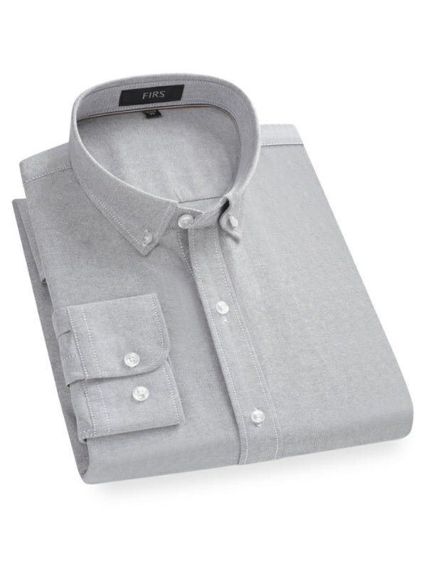 Men's New Casual Business Long Sleeve Shirt