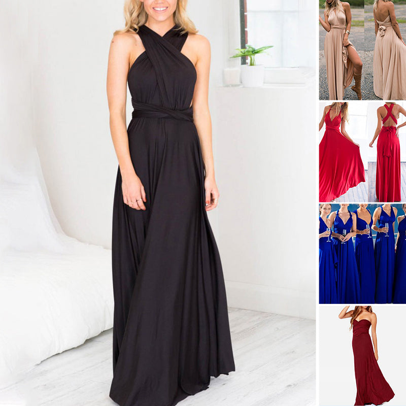 Versatile and Sexy Strap Wrap Dress