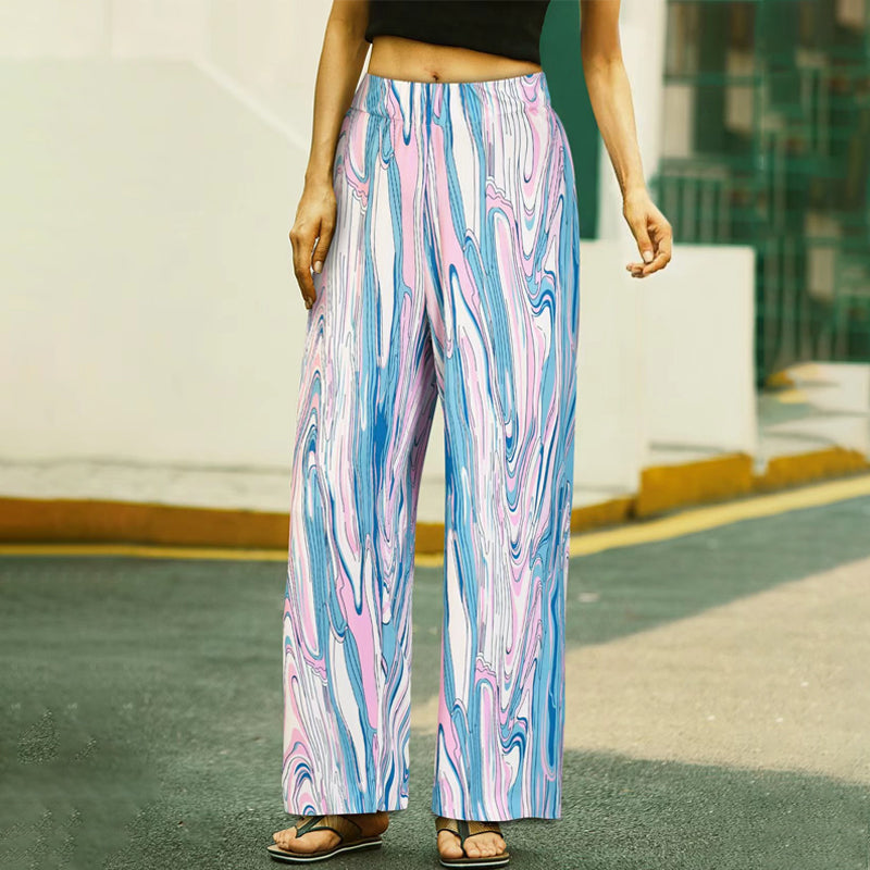 Tie Dye Wide Leg Pants