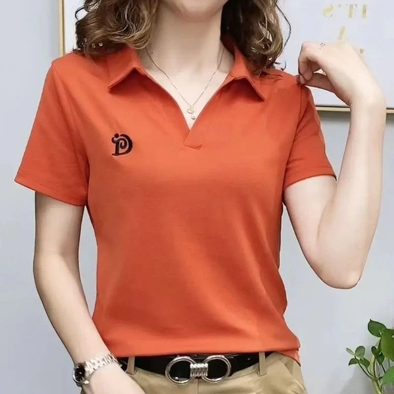 V-neck Short Sleeve Shirt