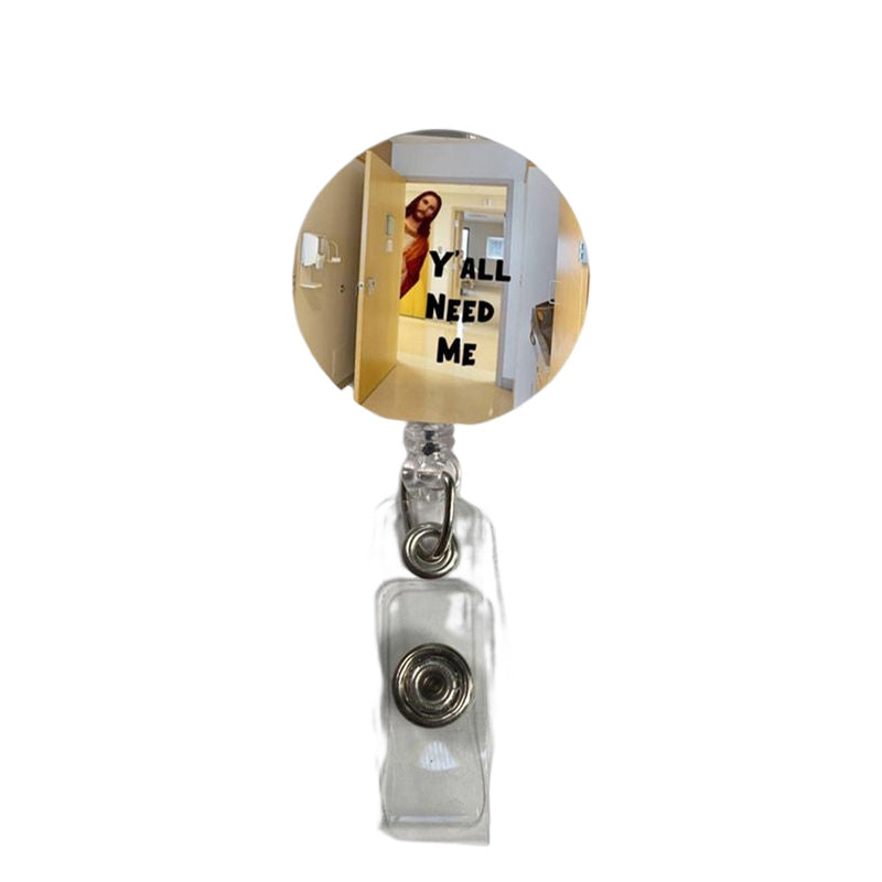 Funny Christmas Jesus Keychain