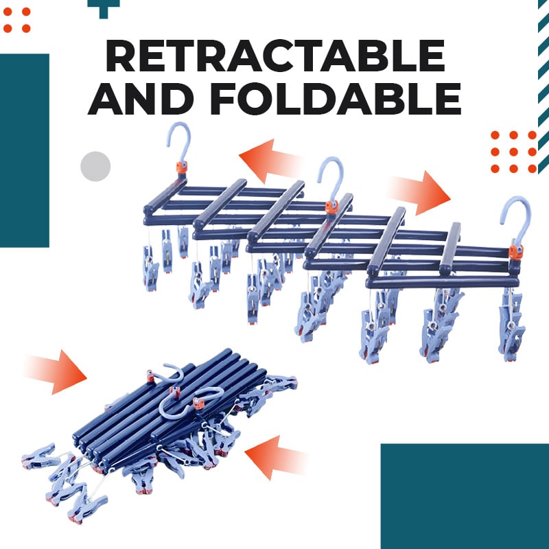 Foldable Multi-functional Multi-head Drying Stand