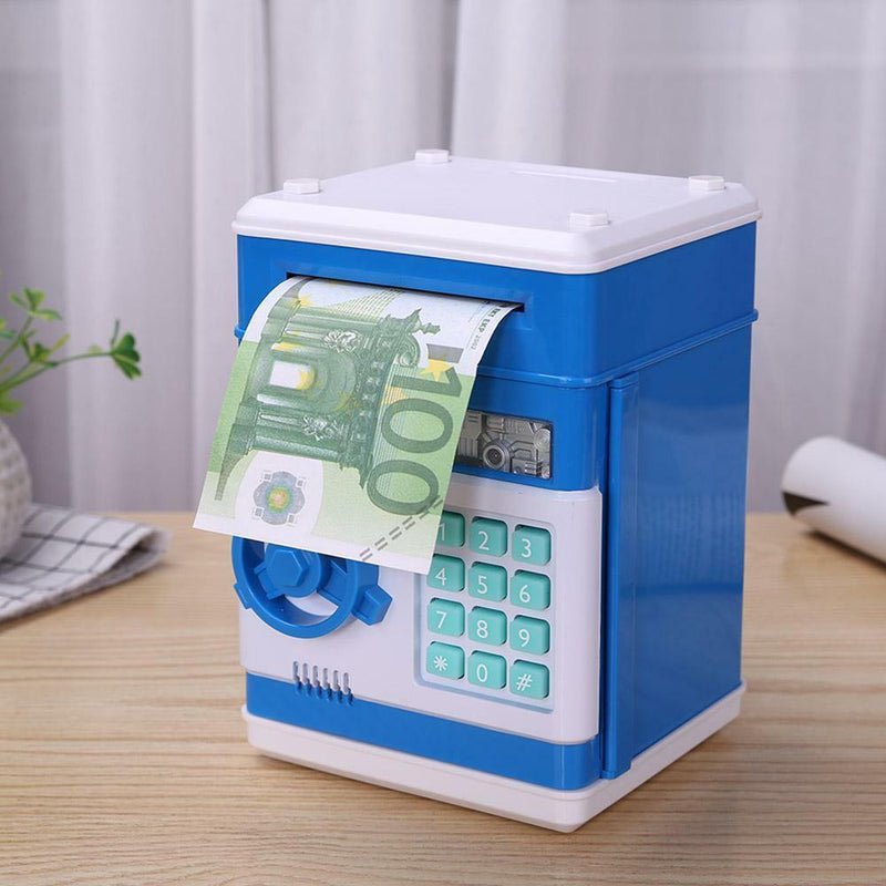 Mini Piggy Bank for Cash & Coins Savings