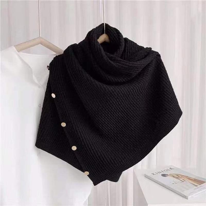 Ladies Knitted Bib Shawl