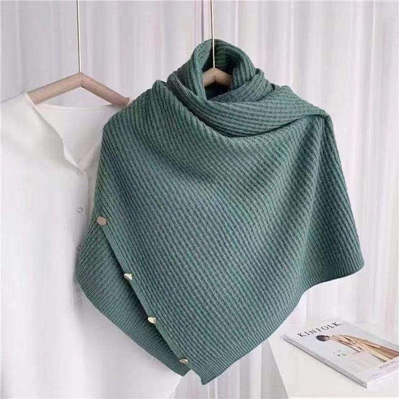 Ladies Knitted Bib Shawl