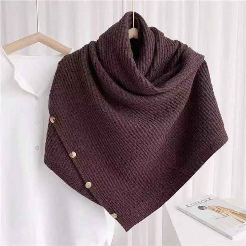 Ladies Knitted Bib Shawl