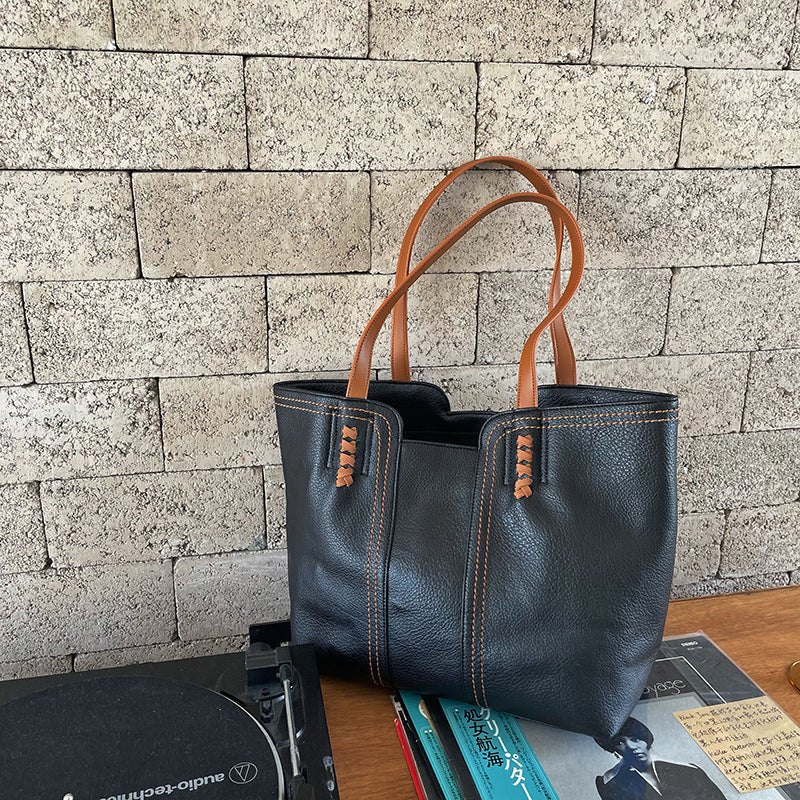 Quality Leather Simple and Versatile Shoulder Bag