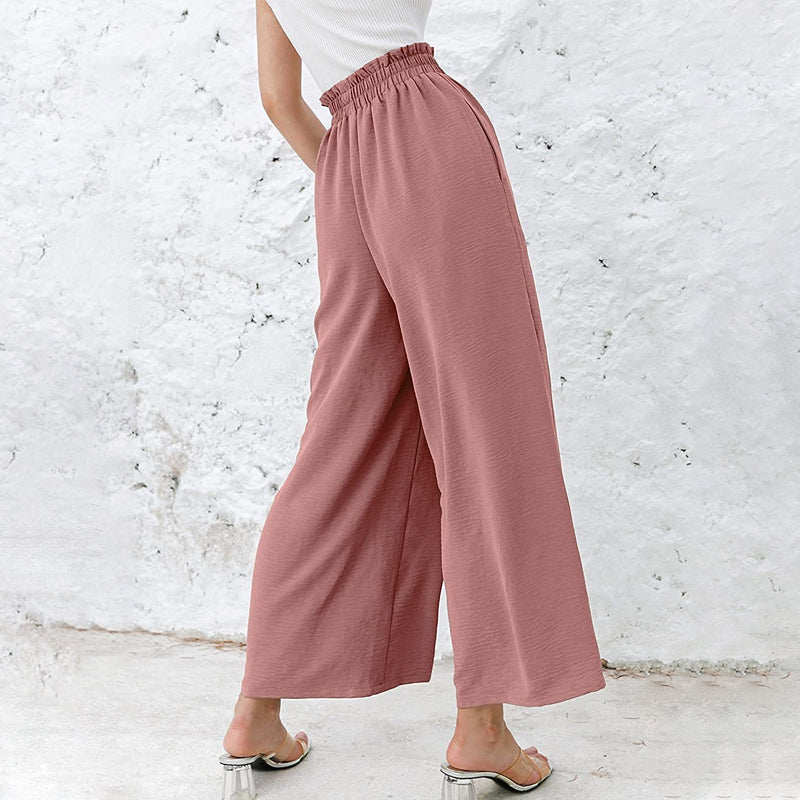 High Waist Wide Leg Casual Loose Pants