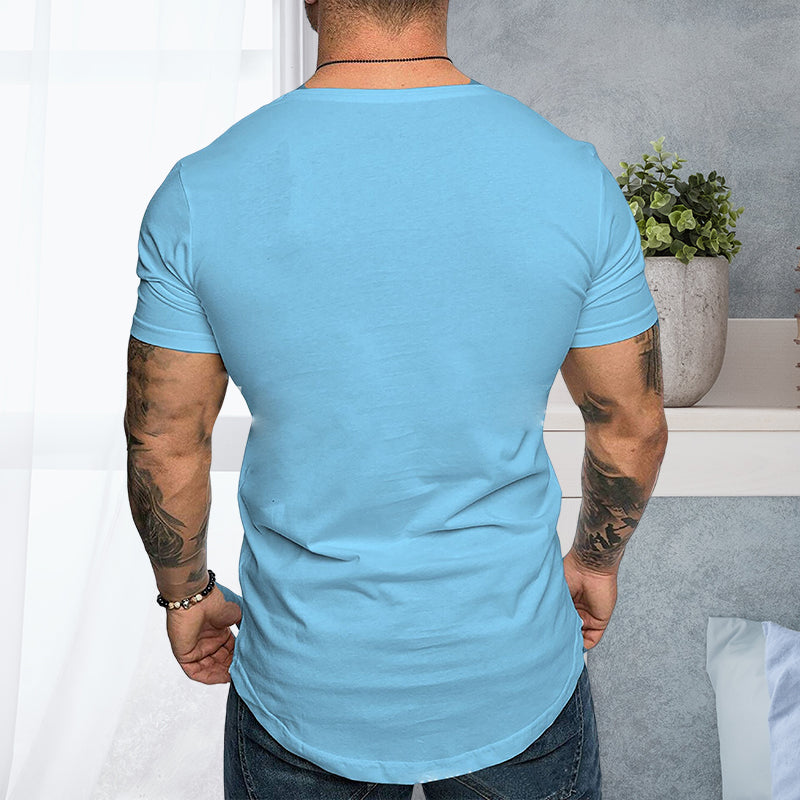 Solid Men's Short Sleeve T-Shirt