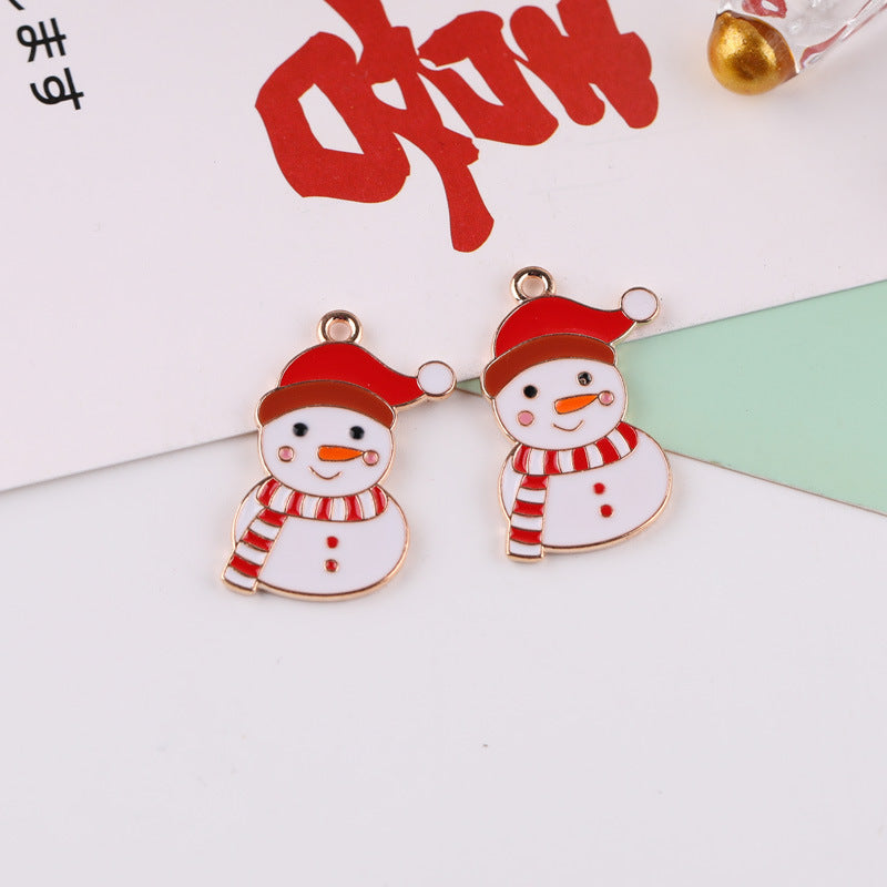 Christmas Snowman Snowflake Decoration Pendant