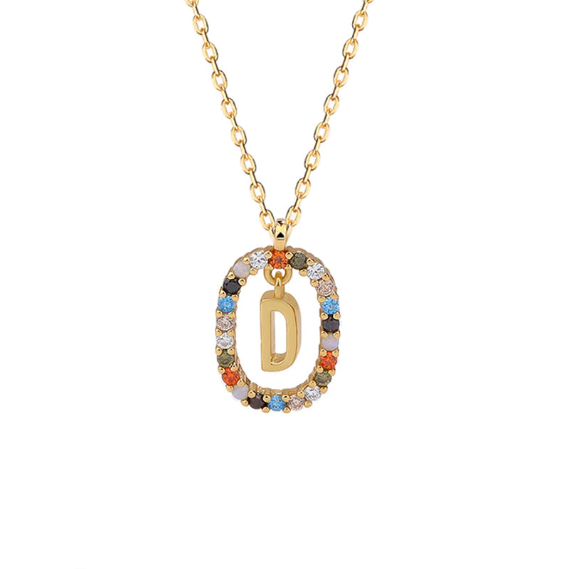 Letter Pendant Necklace