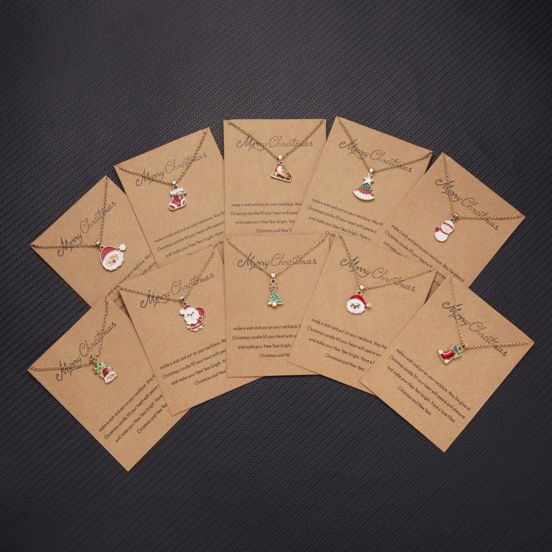 Christmas Ornament Necklaces