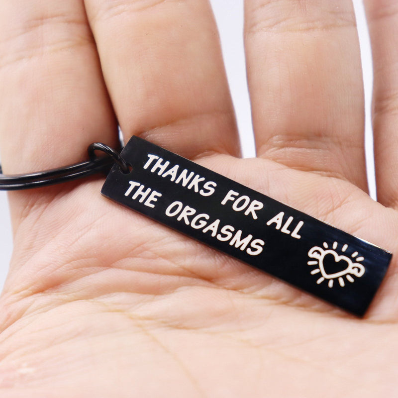 For love - Thank you for all the orgasm couple key rings