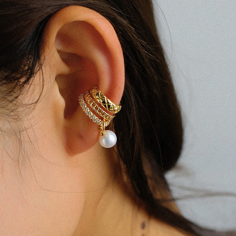 Fashion Diamond Studded Ear Bone Clip