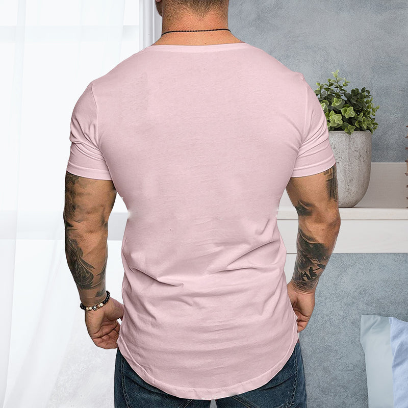 Solid Men's Short Sleeve T-Shirt