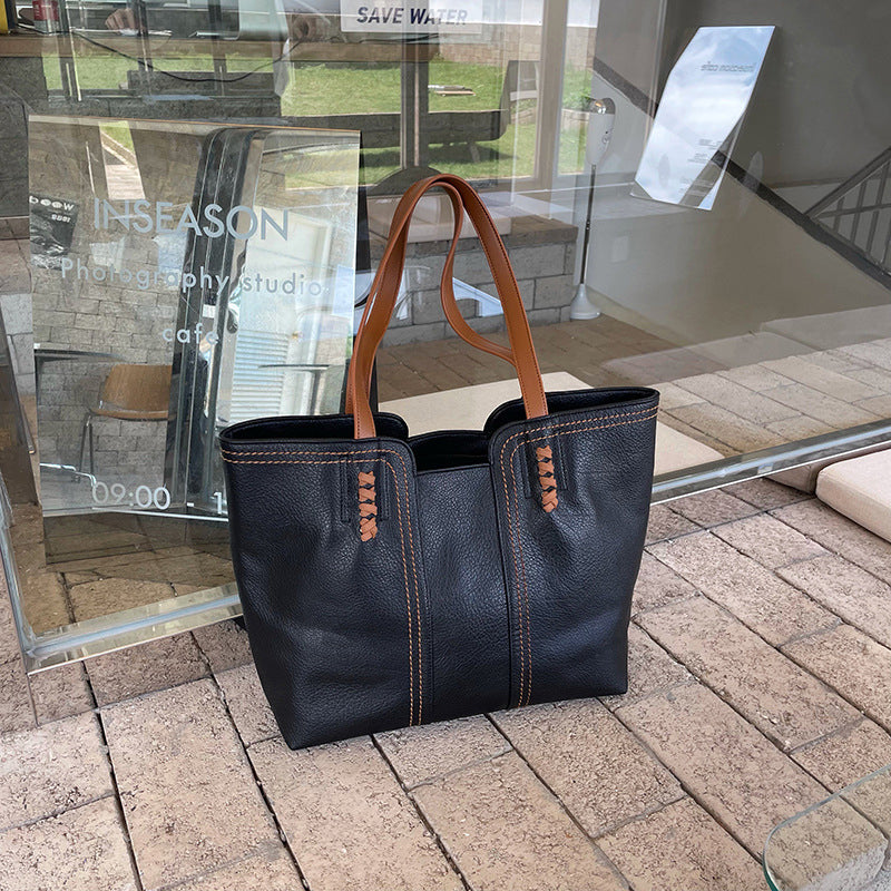 Quality Leather Simple and Versatile Shoulder Bag
