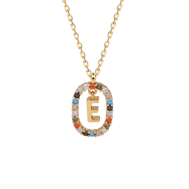 Letter Pendant Necklace