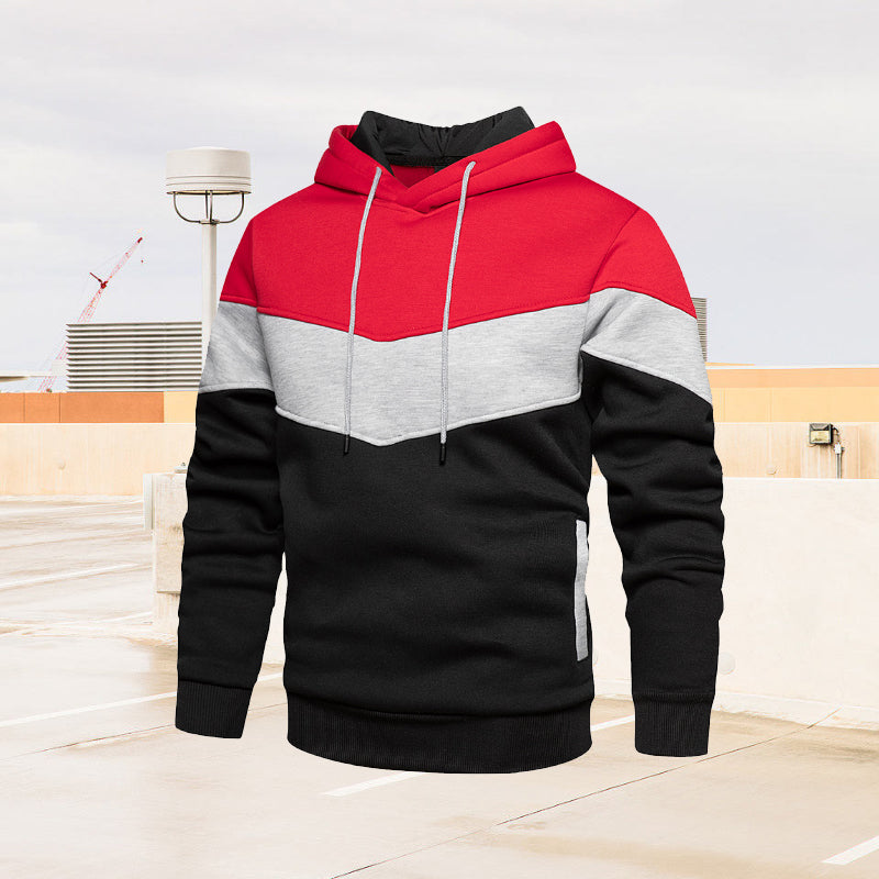 Men's Colorblock Fashion Fleece Sweatshirt