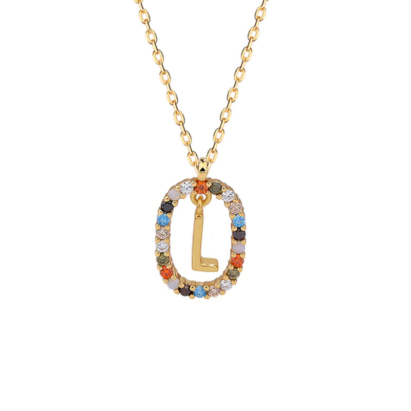 Letter Pendant Necklace
