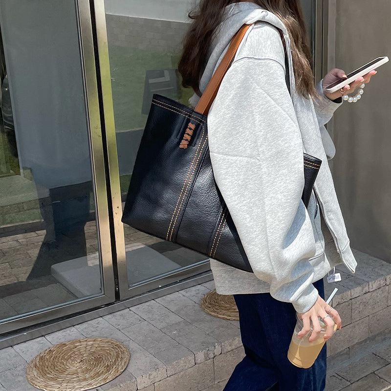 Quality Leather Simple and Versatile Shoulder Bag