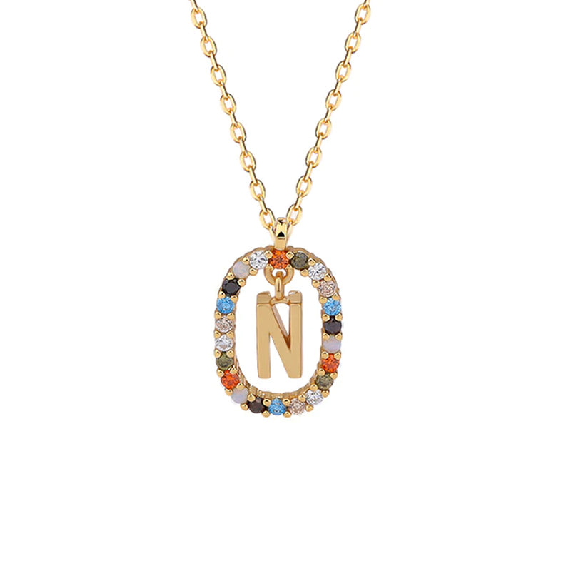 Letter Pendant Necklace