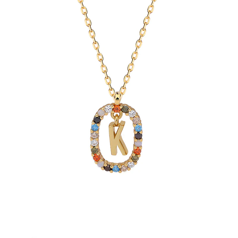Letter Pendant Necklace