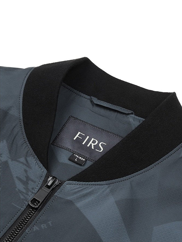Men's Dark Pattern Casual Jacket