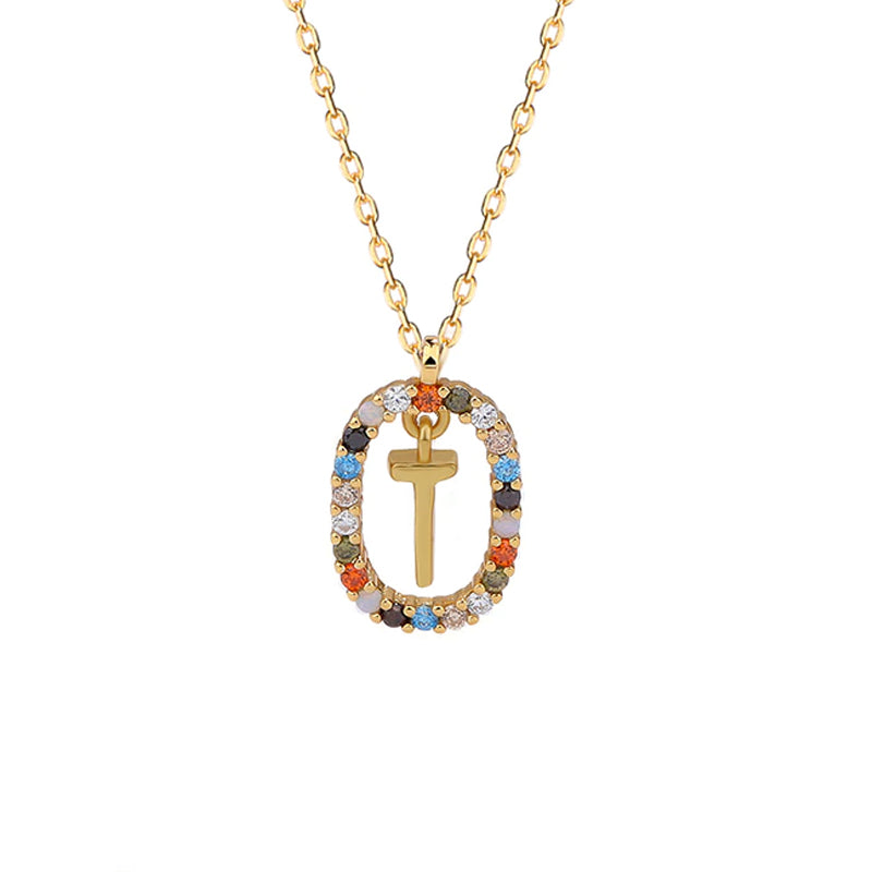 Letter Pendant Necklace