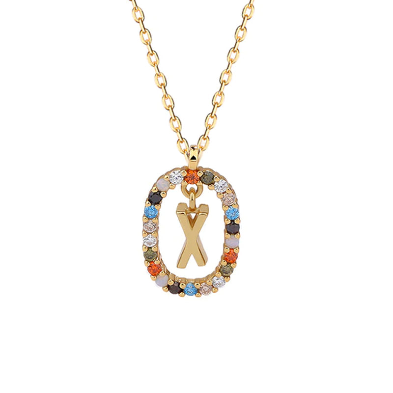 Letter Pendant Necklace