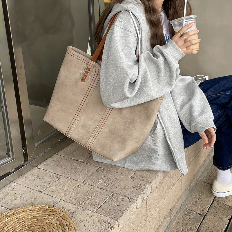 Quality Leather Simple and Versatile Shoulder Bag