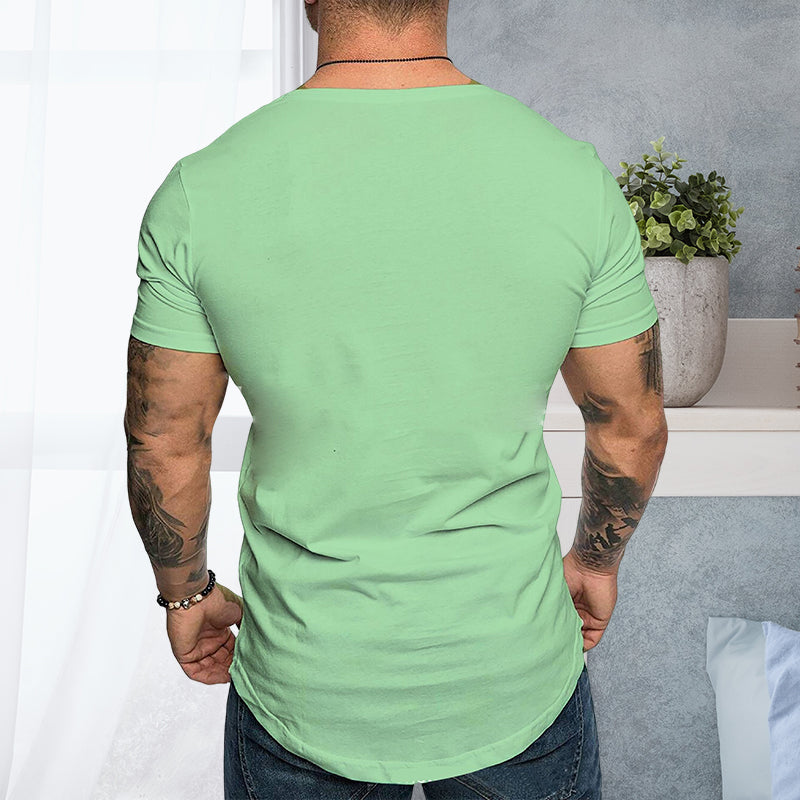 Solid Men's Short Sleeve T-Shirt