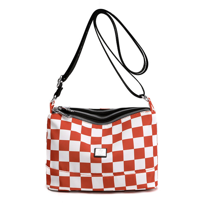 Fashion Plaid Shoulder Bag
