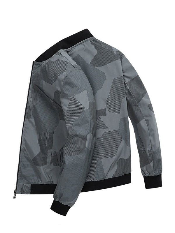 Men's Dark Pattern Casual Jacket
