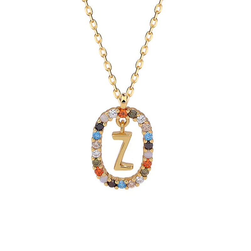 Letter Pendant Necklace