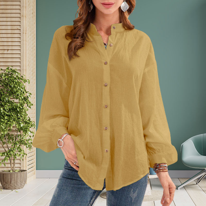 Cotton Linen Shirt Cardigan