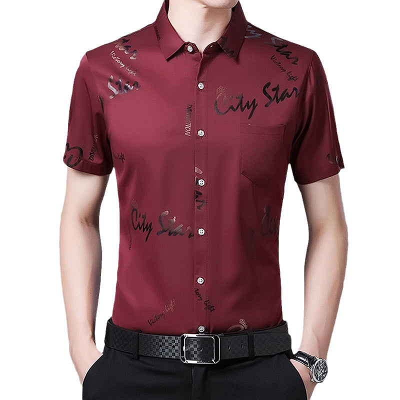 Men’s Thin Short-sleeve Shirt