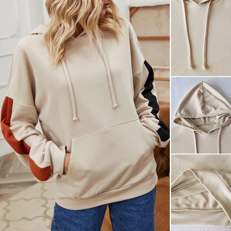 Cuff Colorblock Sweatshirt