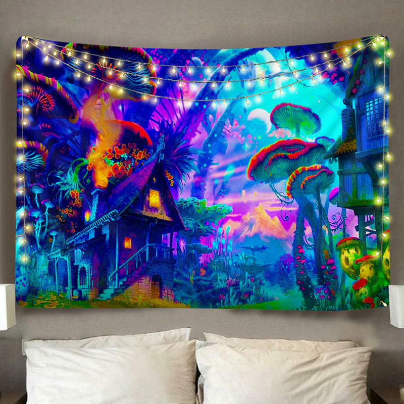Mushroon Home Tapestry