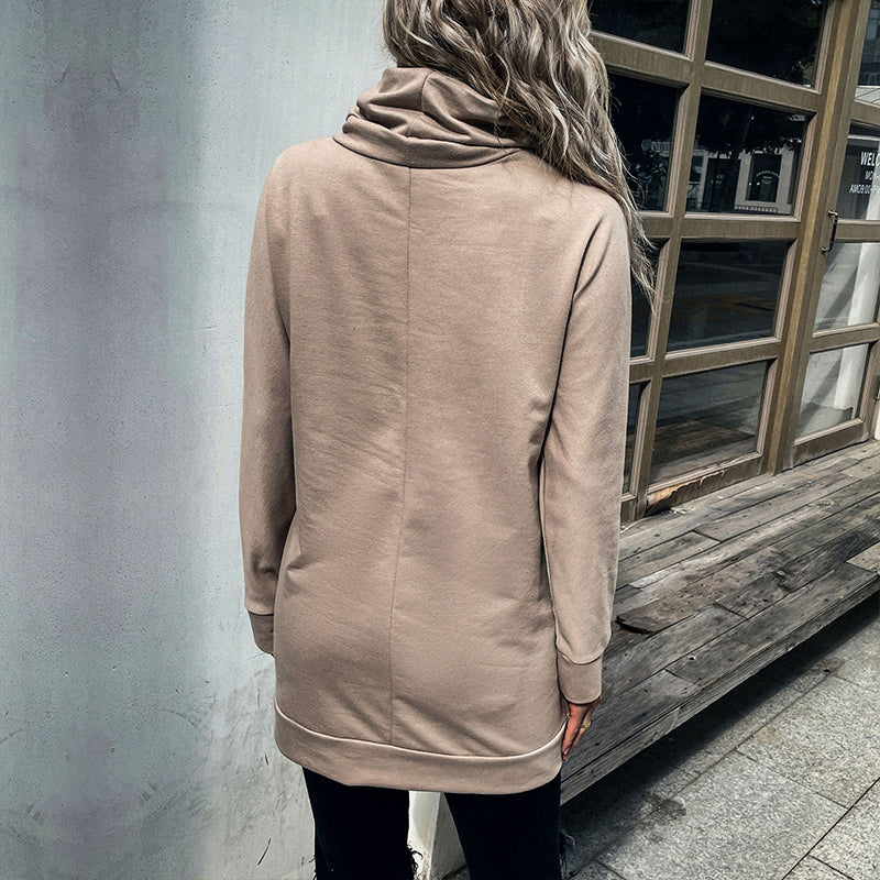 Pile Neck Sweatshirt