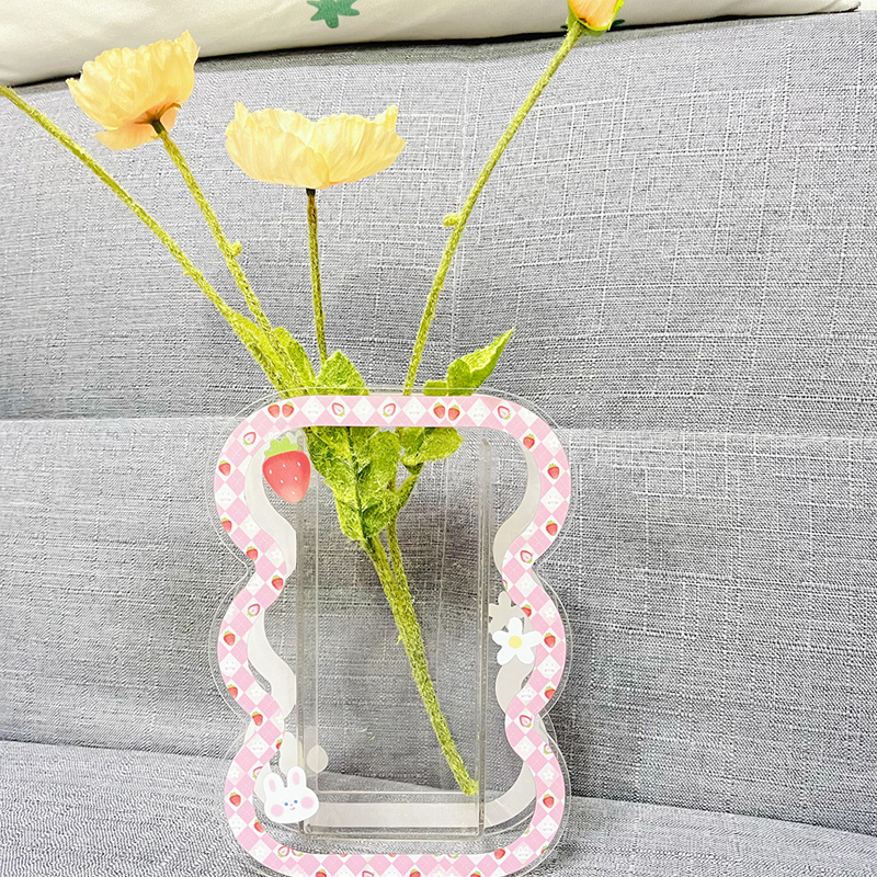 Living Room Creative Flower Arrangement Acrylic Vase