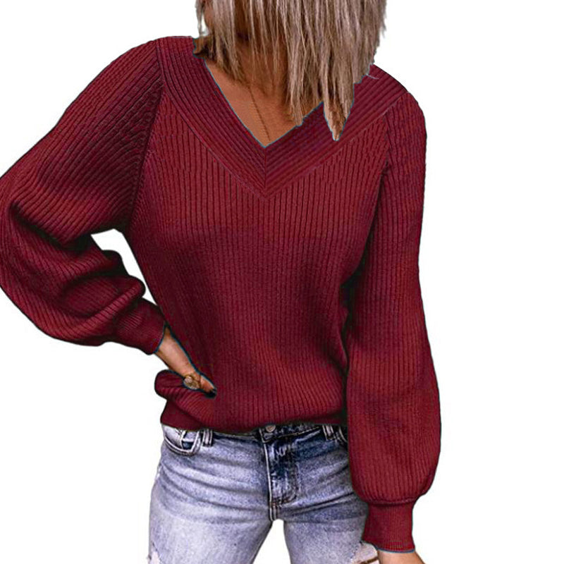 Womens V Neck Sweaters