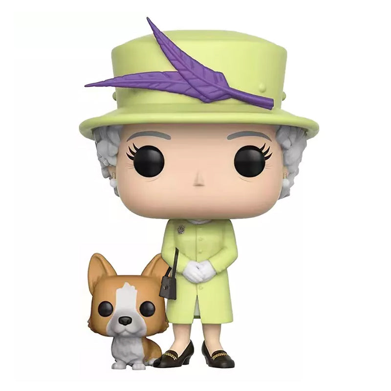 Queen Elizabeth II with Corgi - Christmas Ornament