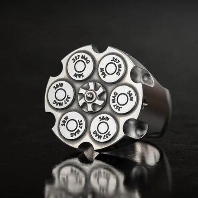 Silver Motorcycle Ring