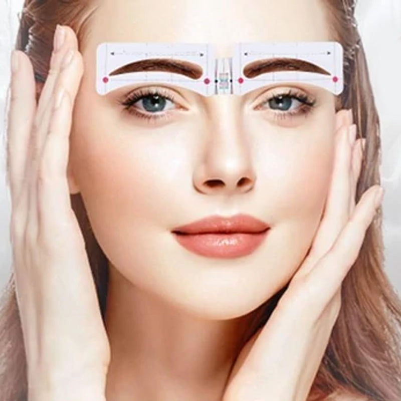 Eyebrows Stencil Stickers 12 Styling