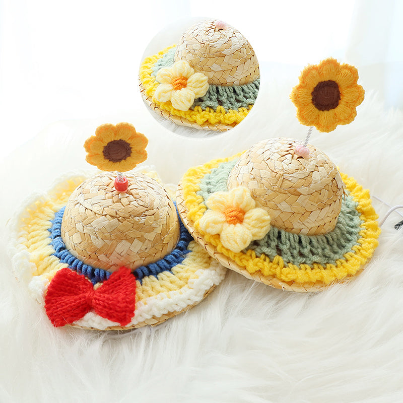 Pet Straw Hat