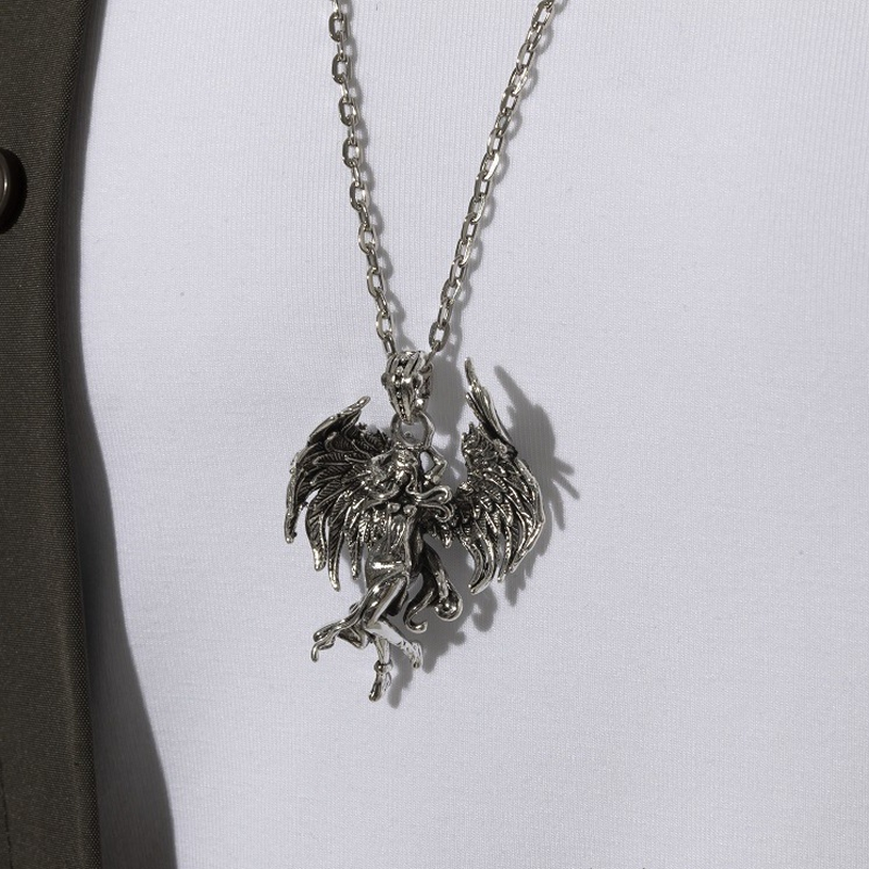 Evil Angel Pendant Necklace