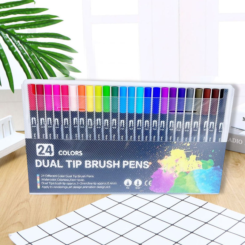 Double-sided watercolor pencil set