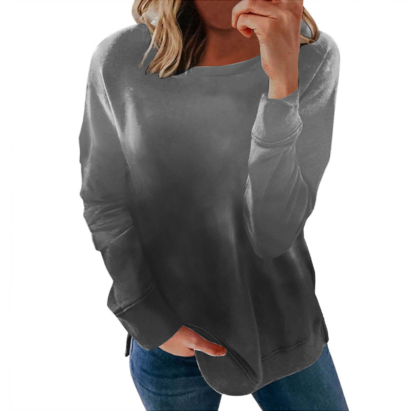 Gradient Polo Crewneck Sweatshirt